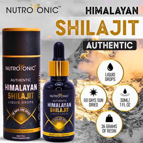 Authentic Himalayan Shilajit® Liquid Drops