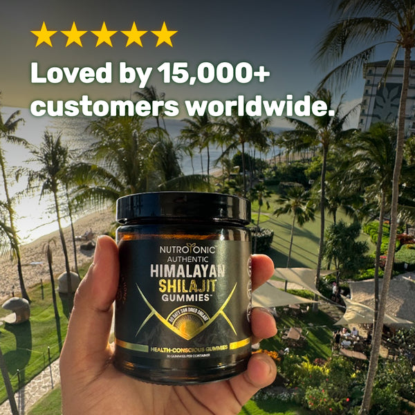 Authentic Himalayan Shilajit® Gummies Sweetened with Organic Manuka Honey